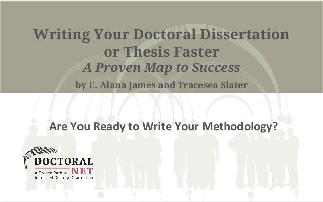 writing your doctoral dissertation or thesis faster